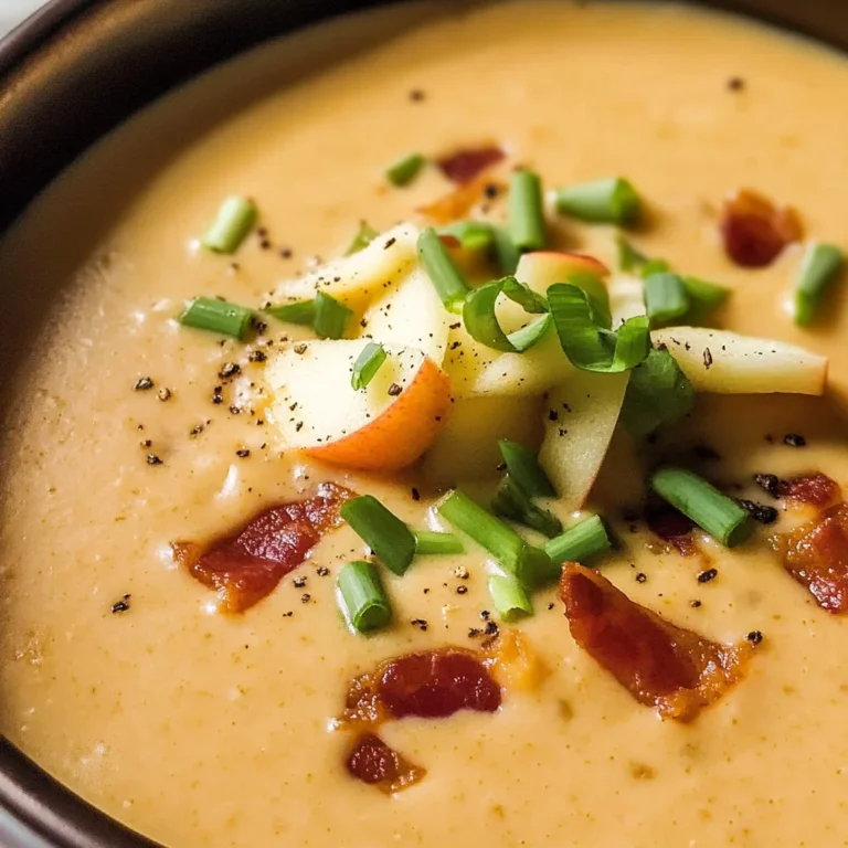 Apple Beer Cheese Soup