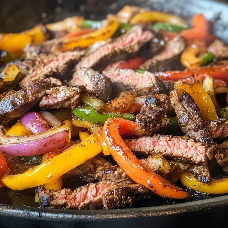 Blackstone Steak Fajitas