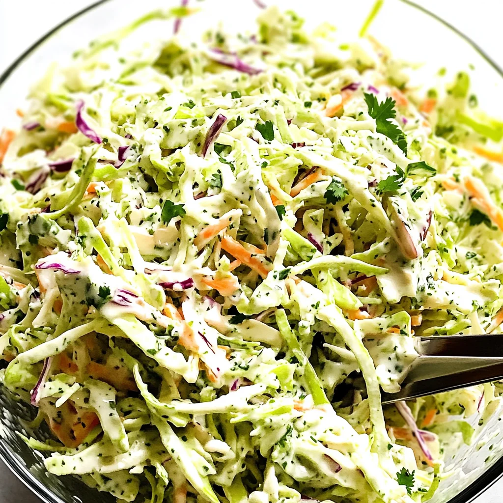 Cilantro Lime Slaw