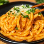 Creamy Gochujang Udon Noodles