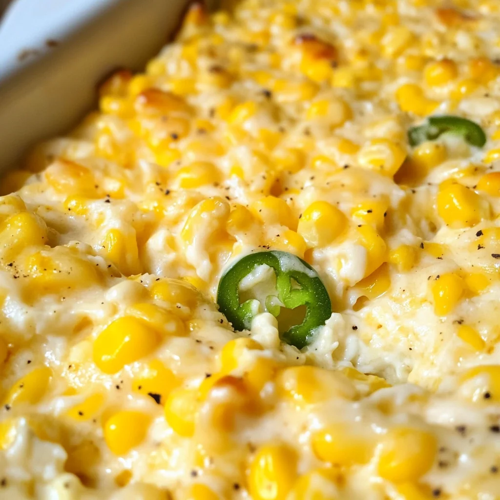 Creamy Jalapeno Corn Casserole