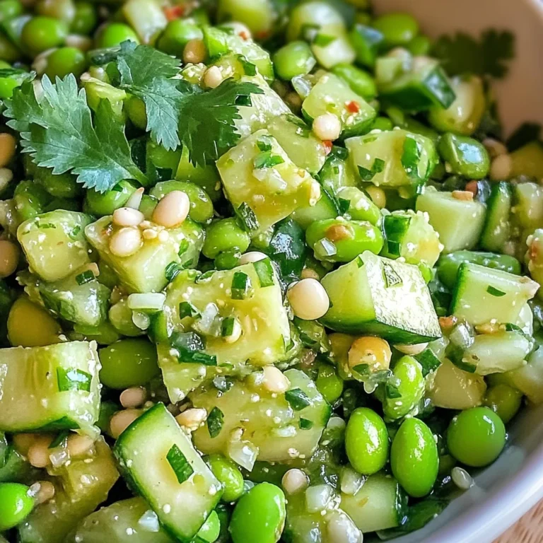 Cucumber Edamame Salad