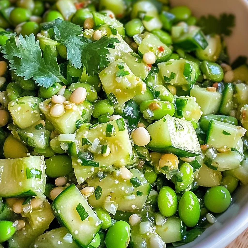 Cucumber Edamame Salad