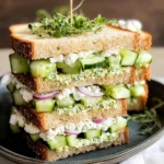 Easy Cucumber Salad Sandwiches