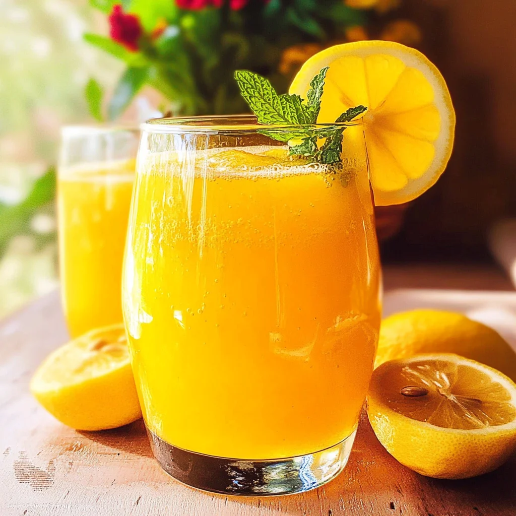 Fresh Mango Lemonade