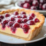 German Cherry Cake - Cherry Custard Pie