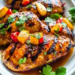 Grilled Chili Peach Chicken