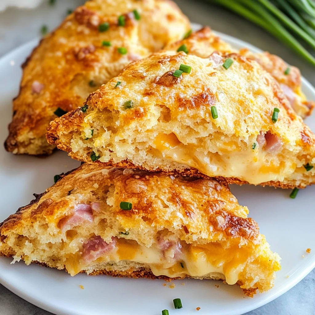 Ham and Cheese Scones