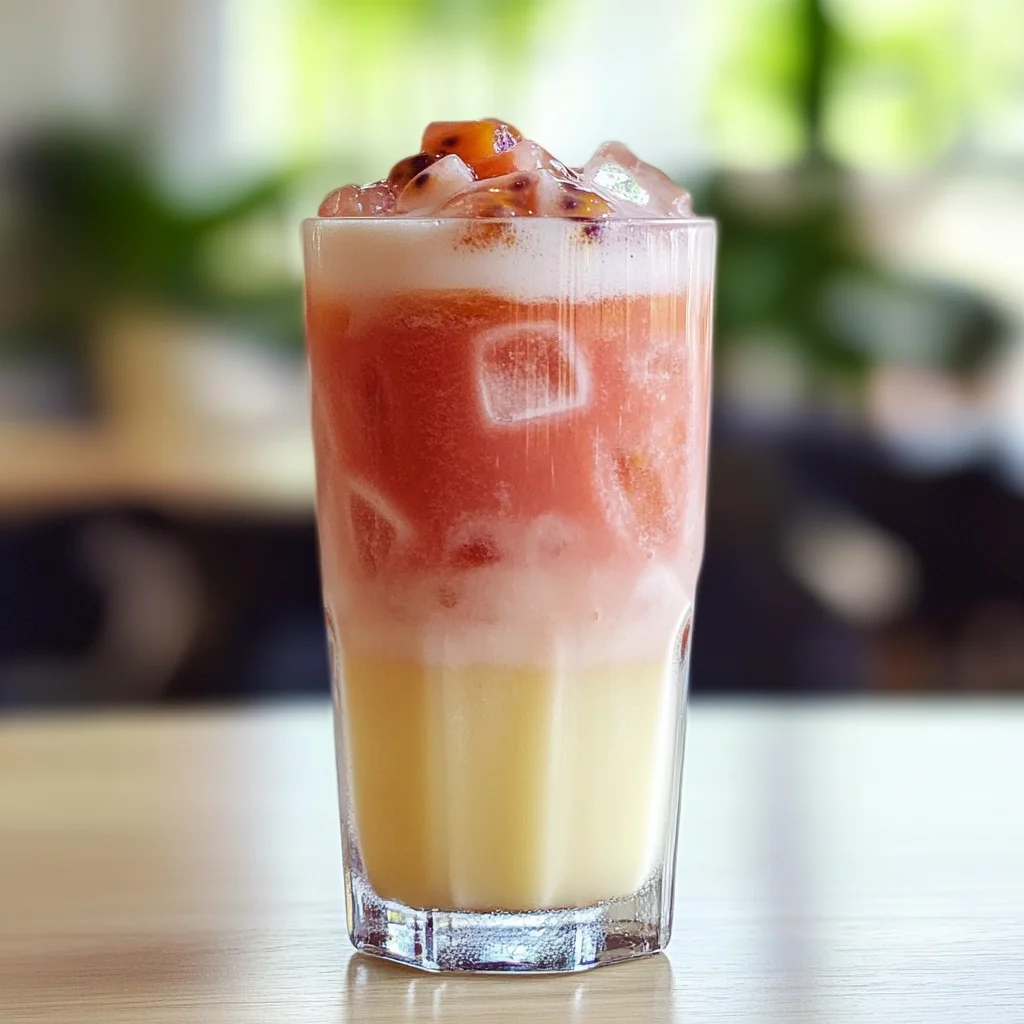 Iced Guava Passionfruit Drink (Starbucks Copycat)
