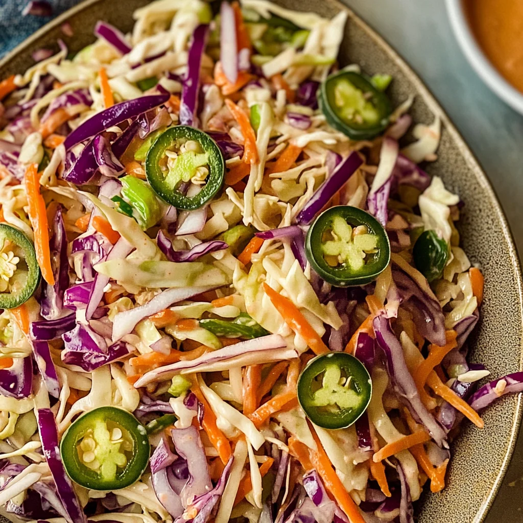 Jalapeño Coleslaw: Sweet and Spicy Slaw