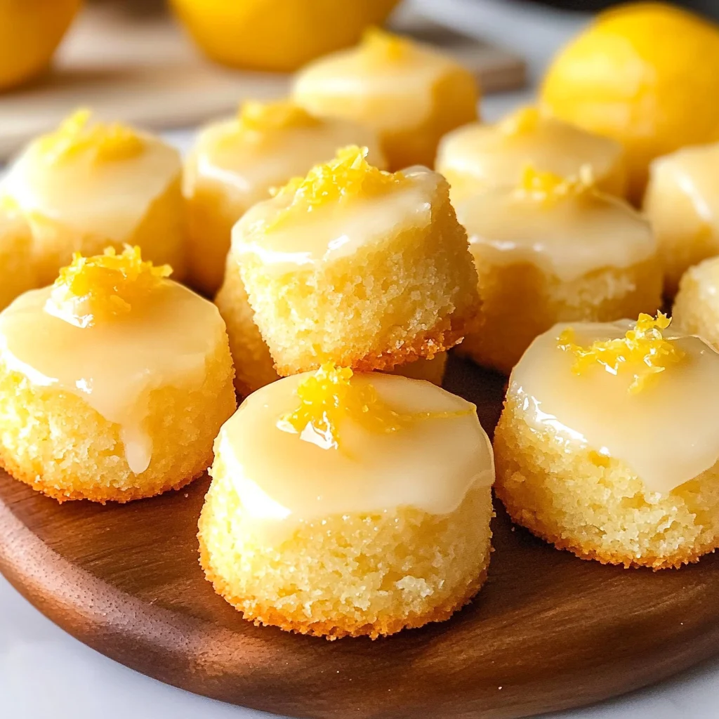 MINI LEMON DROP CAKES