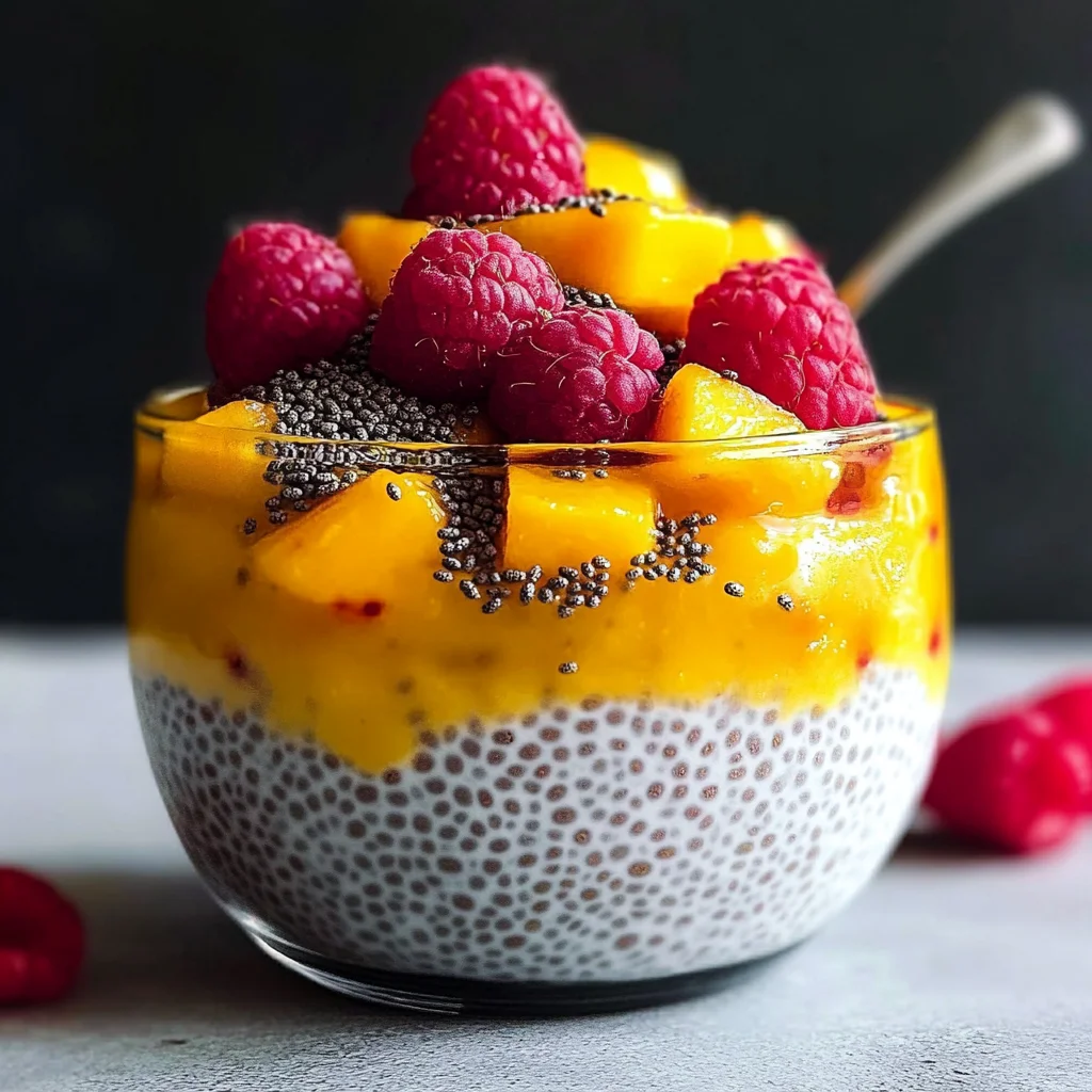 Mango Chia Pudding