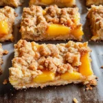 Peach Crumb Bars