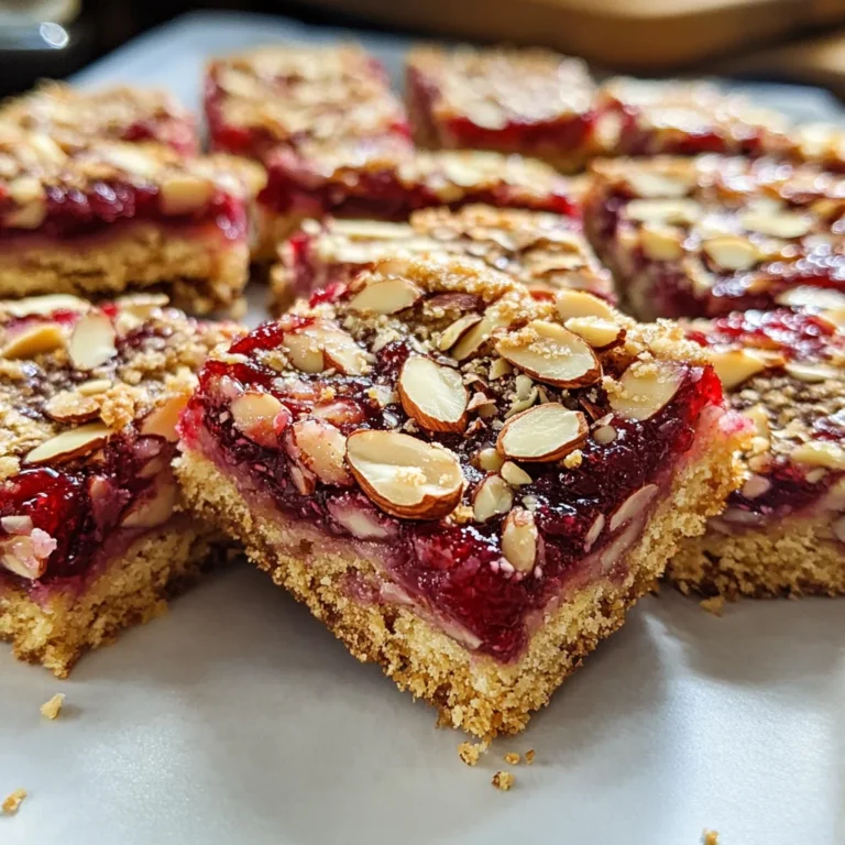 Raspberry Almond Bars