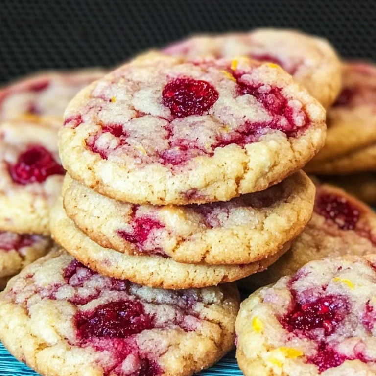 Raspberry Lemon Cookies
