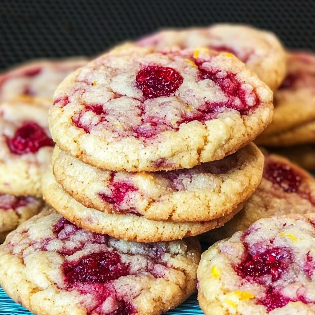 Raspberry Lemon Cookies