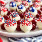 Red, White, and Blue Drunken Cherries