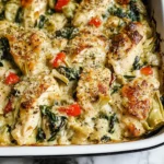 Spinach Artichoke Chicken Bake