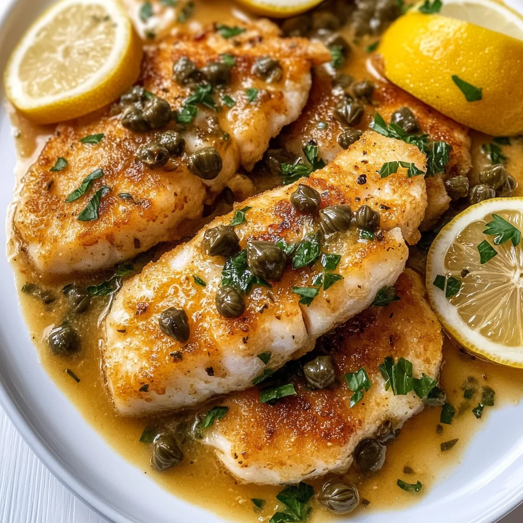 The Best Cod Piccata