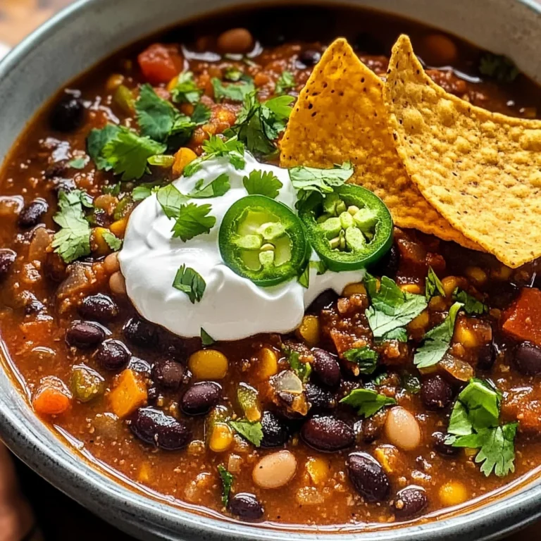 Vegan Black Bean Chili