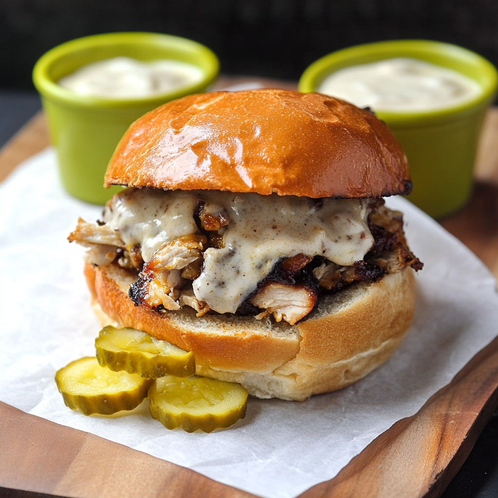 Alabama BBQ Chicken Chopped Sandwich Recipe