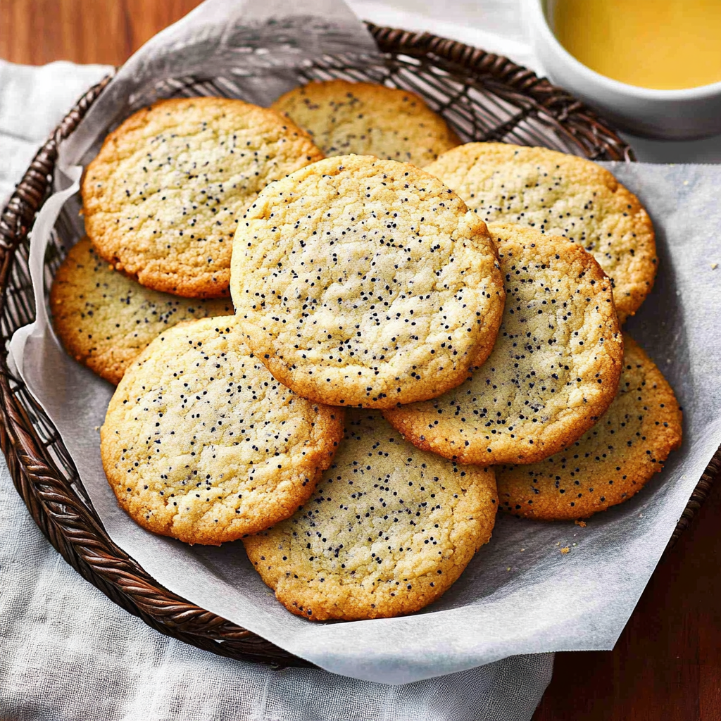 Orange Poppy Seed Cookies