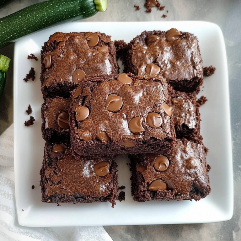 Secretly Healthy Zucchini Brownies